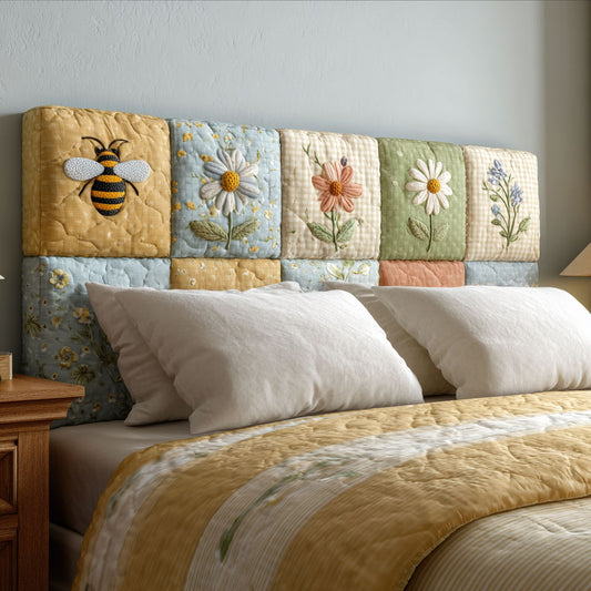 Meadow Buzz CP3012042CL Quilted Headboard Slipcover
