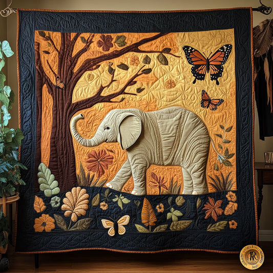Elephant In Forest WY0906035CL Quilt