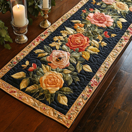 Among the Flowers CM1405024CL Quilted Table Runner