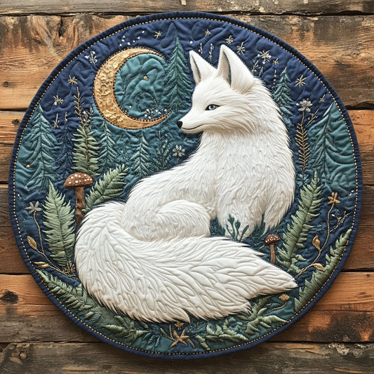 White Fox CQ0306057CL Quilted Round Mat