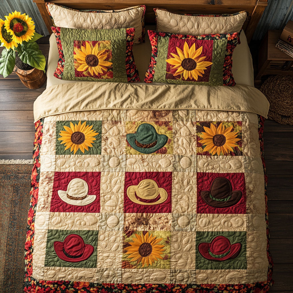 Cowboy And Sunflower WY2202013CL Duvet Cover Set
