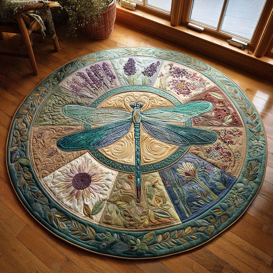 Blossom Flight CW0509002CL Quilted Round Mat