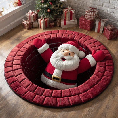 Santa Chimney CP1811003CL Quilted Round Mat