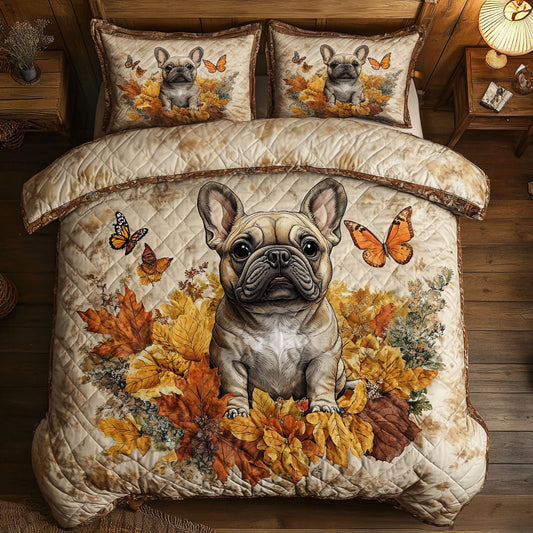 Bulldog Fall Charm CW0907006CL Duvet Cover Set