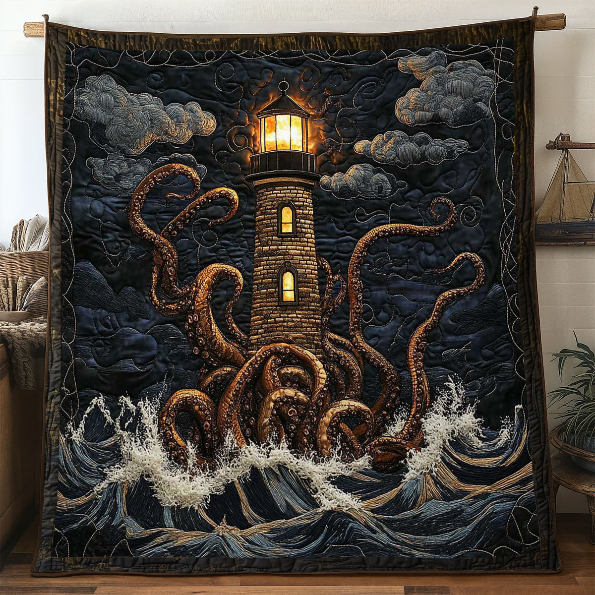 Forgotten Lighthouse WN0605045CL Quilt