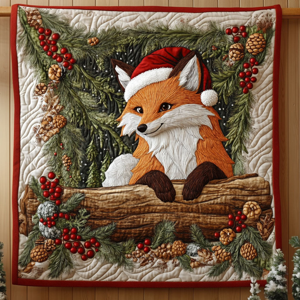 Christmas Fox KL2411021CL Quilt