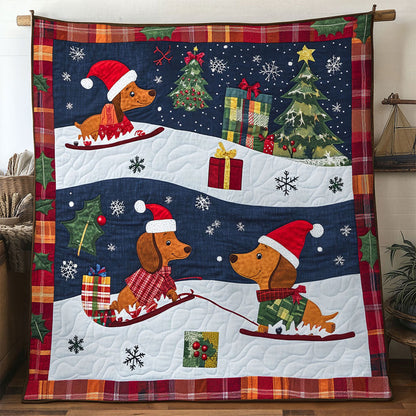 Starry Night Dachshund WN1211104CL Quilt