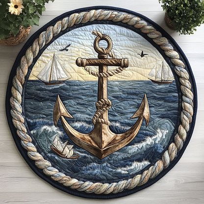 Anchor Dream CW0606022CL Quilted Round Mat