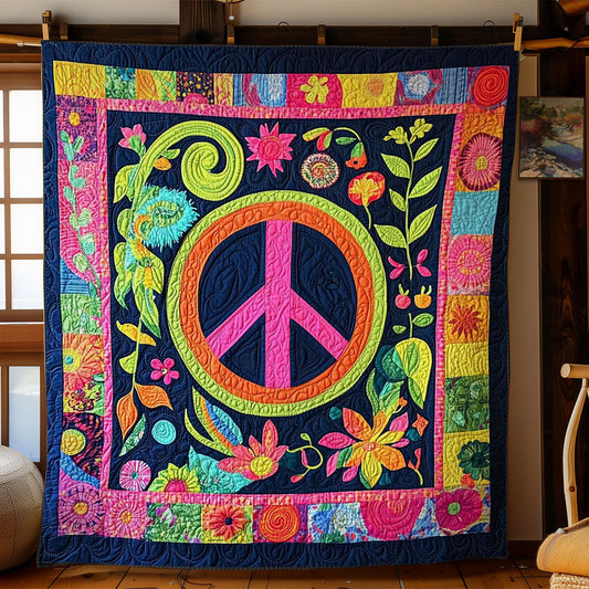 Flower Peace Vibes WN1001035CL Quilt