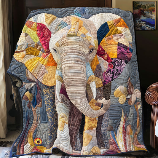Elephant Flower YR2612029CL Quilt