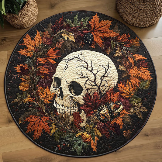 Silent Skull WN2208111CL Quilted Round Mat