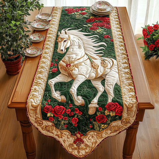 White Horse Waltz WJ2310301CL Quilted Table Runner
