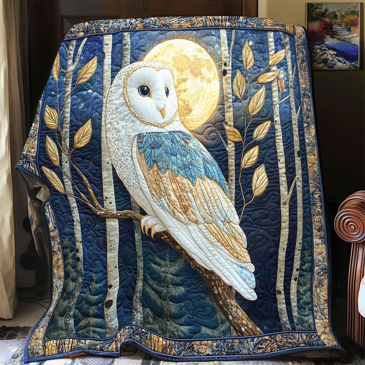 Moonlit Owl CW0707030CL Quilt