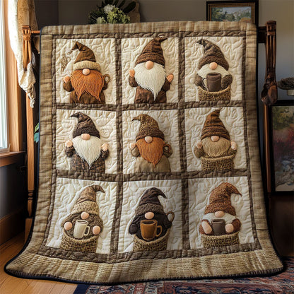 Wake Up Gnome WN0503067CL Quilt