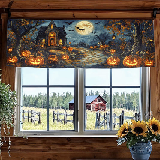 Pumpkin Lane WN2207072CL Quilted Valance
