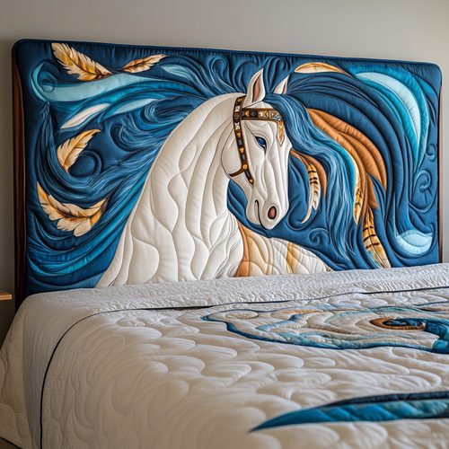 Blue Mane XR1612001CL Quilted Headboard Slipcover