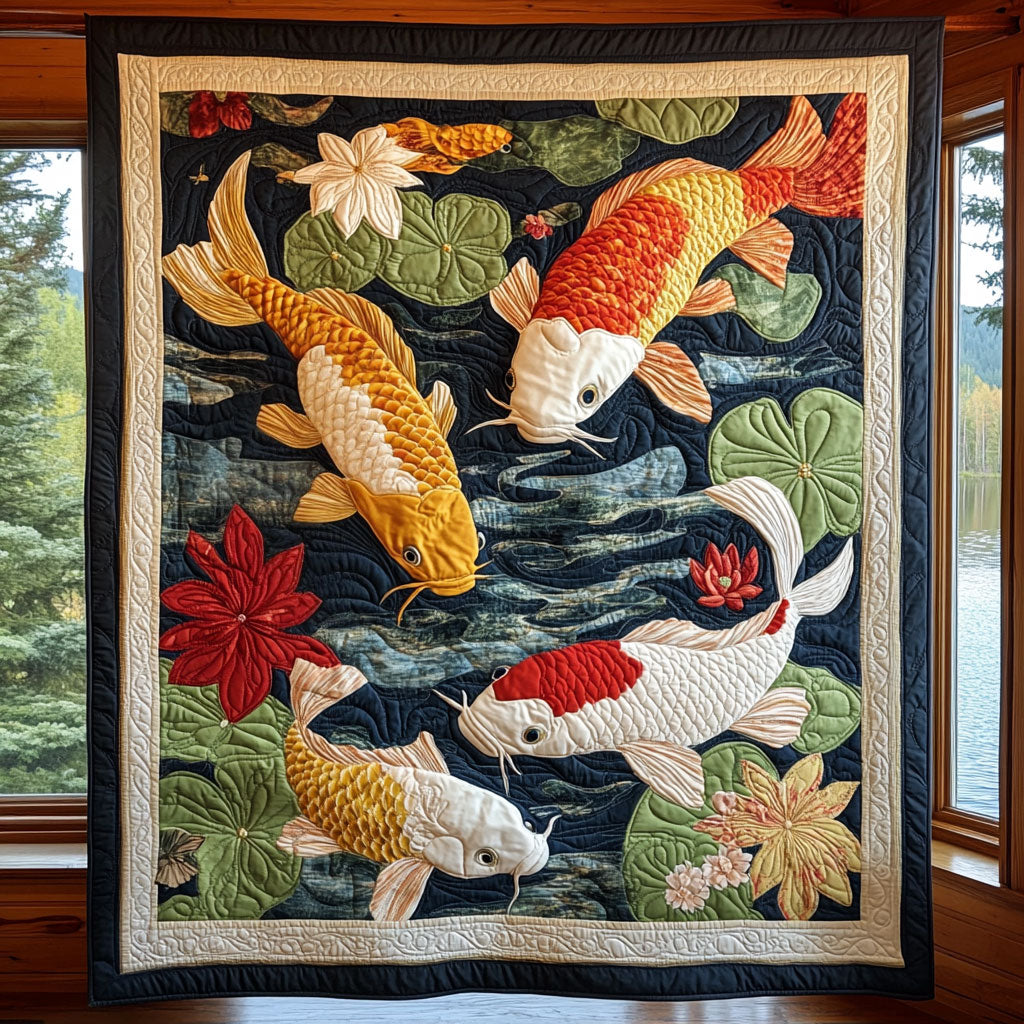 Mystic Koi CP0410049CL Quilt