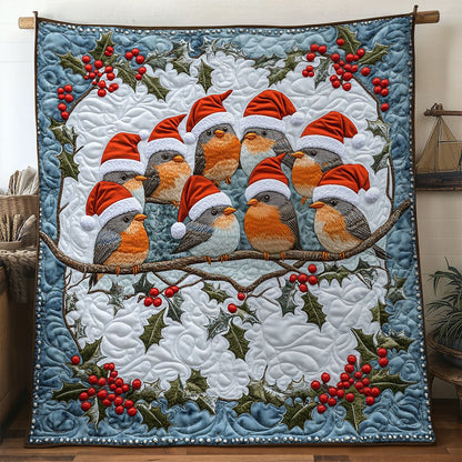 Holly Song European Robin WN2810046CL Quilt