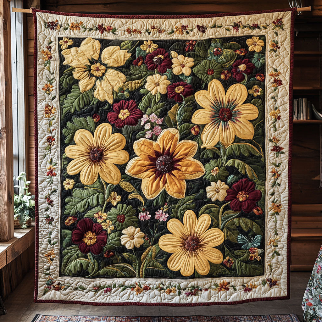 Amber Flower WN0808001CL Quilt