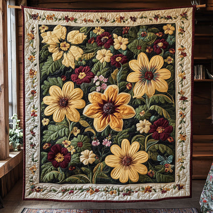 Amber Flower WN0808001CL Quilt