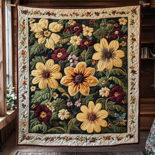 Amber Flower WN0808001CL Quilt