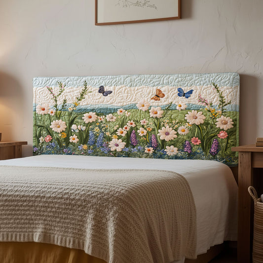Meadow Whispers CP1212013CL Quilted Headboard Slipcover