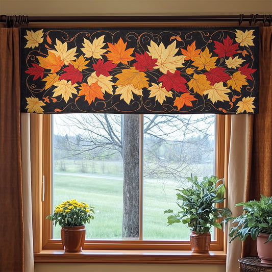 Maple Trail WN2807074CL Quilted Valance