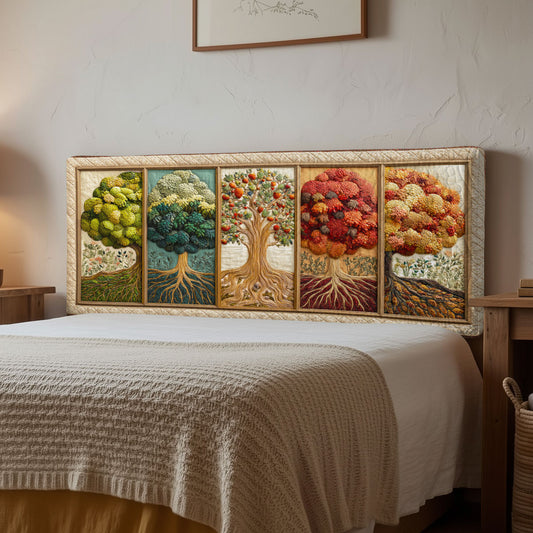 Whispering Woods CP2412019CL Quilted Headboard Slipcover