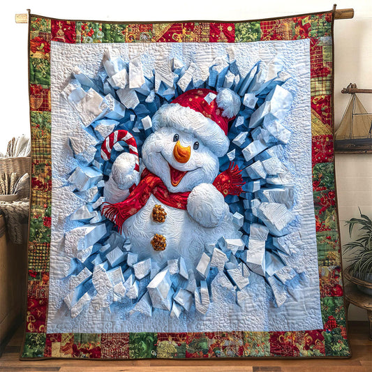 Candy Twist Snowman WN1111005CL Quilt