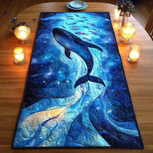 Whale Dream CW2205405CL Quilted Table Runner