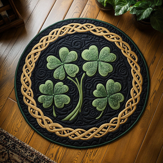 Clover Garden WY2504006CL Quilted Round Mat