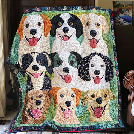 Smiling Dog WX0801030CL Quilt