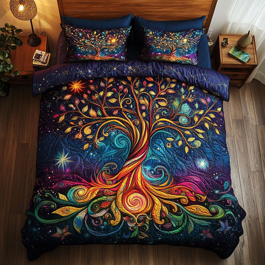 Multicolored Tree of Life CQ0306064CL Duvet Cover Set
