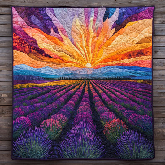 Lavender Field CW1005031CL Quilt