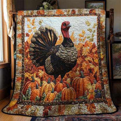 Turkey Gathering WN1511055CL Quilt