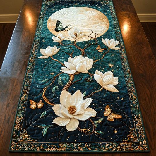 Moonlit Petals CM1405023CL Quilted Table Runner