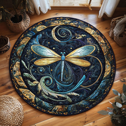 Dragonfly WX2805011CL Quilted Round Mat