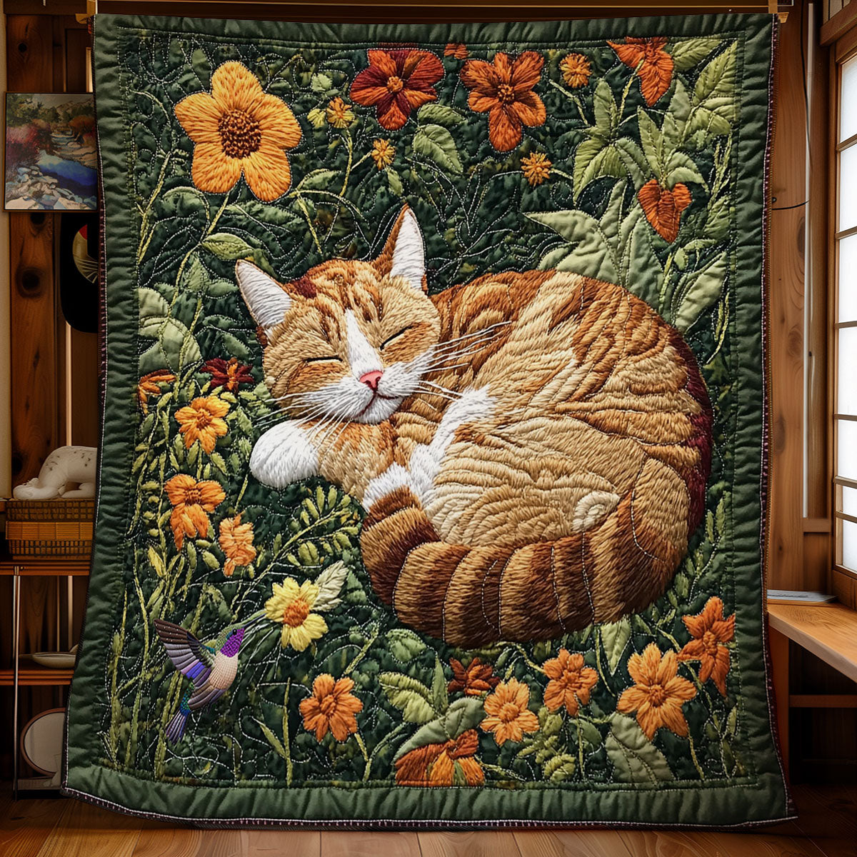 Sleeping Cat WY1912053CL Quilt