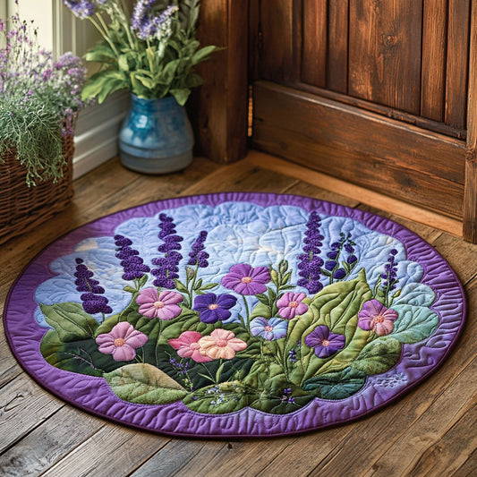 Flower Dance CP0107016CL Quilted Round Mat