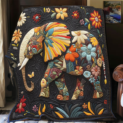 Elephant Flower YR0201006CL Quilt