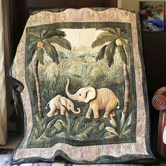 Elephant Forest WX2003009CL Quilt