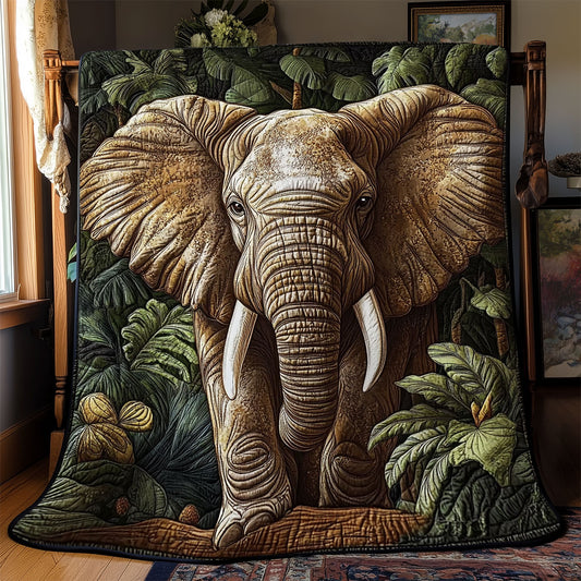 Elephant Majesty YR0302034CL Quilt