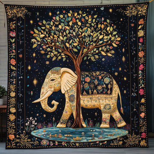 Elephant Wisdom And Rooted Soul WU1303021CL Quilt