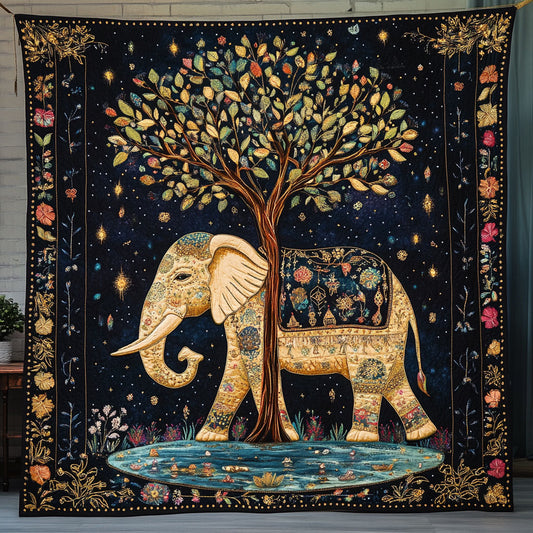Elephant Wisdom And Rooted Soul WU1303021CL Quilt