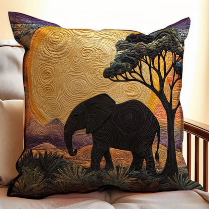 Elephant WX0303121CL Quilt Pillow Case