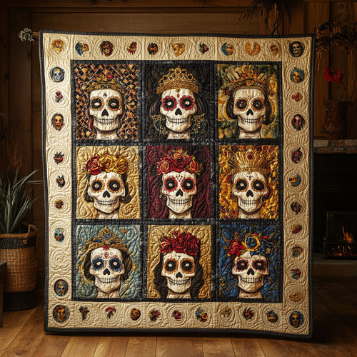 Eternal Rose Skull Woman WN0908028CL Quilt