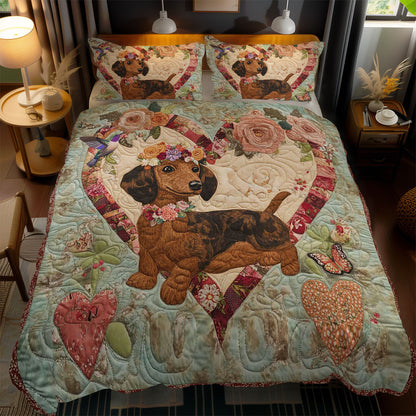 Sweet Dachshund WN2412052CL Duvet Cover Set