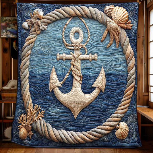 Blissful Anchor WP2502003CL Quilt