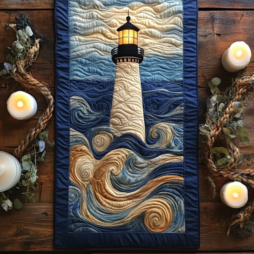 Beacon of Comfort CM2304045CL Quilted Table Runner
