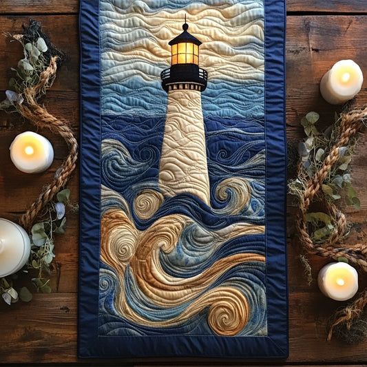 Beacon of Comfort CM2304045CL Quilted Table Runner